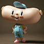 Little Sausage Head | Designer: Kibooki #vinyl #collectible #toy #figurine #artvinyl