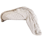 Majorca Squiggle Cable Cotton Throw Color: Flint : See this and similar Peacock Alley blankets - This dreamy cotton-knit pillow and throw will become your sofa's dream.  It is sure to become your new favorite ac...