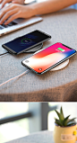 iPhoneX无线充电器苹果8手机iPhone8Plus三星s8快充QI专用板8P八X-tmall.com天猫