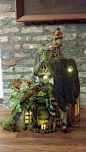 Fairy+House+Hollow+Stump+from+100+year+old+tree+by+CindiBee,+$500.00