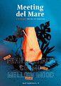 Meeting del Mare 2018 : Meeting del Mare is a music festival that takes place in Marina di Camerota (Salerno), is one of the most important event in South Italy. We have developed the communication of the XXII edition that express the freshness of the ita