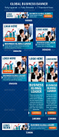 Global Business Banner - GraphicRiver Item for Sale