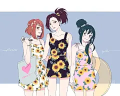 时尚感十足，英伦风格服装插画。
画师 Mochiipanko ​​​​