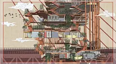 层起九叠/2020四川美术学院城市空间设计毕业作品