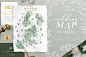 Wedding Map Creator : I'm glad to introduce you to a Wedding Map Creator. Inspired by a tender and graceful wedding mood. If you want to create a beautiful card for your wedding or your romantic love story, then this collection is for you!
