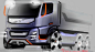 各种卡车设计手绘效果图表现方式尽在中国设计手绘技能网论坛http://designsketchskill.com/forum.php