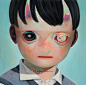 | 伤痕累累,却也天真无邪的孩子们!
 |  Hikari Shimoda 日本女画家