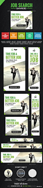 Job Search Banners - Banners & Ads Web Elements