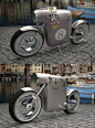 Monocasco concept electric bike for OSSA by ART-TIC