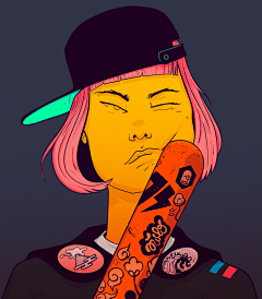 33姗姗来迟采集到插画