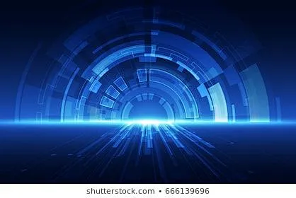 Abstract technology speed concept. vector background-花瓣网