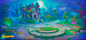 Environment art for the Fishdom (Playrix) :: Behance