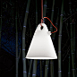 Simple Outdoor Floor or Hanging Lamps by Martinelli