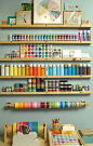 craft storage | Craft supplies organization