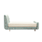 Sophia Bed | Essential Home |  Mid Century Furniture : <p>Sophia is a mid-century styled panel bed, with bonded velvet on the headboard and footboard, perfect for any bedroom.