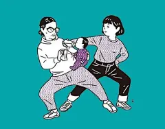 盘点那些“网红插画师”_作品 : 日本插画家koriri，其作品主角非常明显的，就是她的几只猫孩子，她把一人三猫的趣味生活都记录在插画里面，把家里的主子画成拟人化的猫咪，变成生活里面的全部人物非常有趣，并且已出版绘本《一个不可思议的猫世…