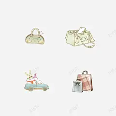 小清新小物件日系插画 设计图片 免费下载 页面网页 平面电商 创意素材