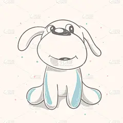 可爱的,儿童,绘画插图,手,矢量,请柬,古老的,庆生会,脐钉,t恤