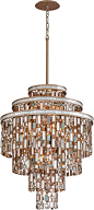 Corbett Lighting Dolcetti Transitional Crystal Pendant Light