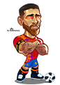 sergio ramos caricature