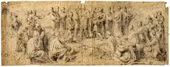 五饼二鱼喂饱众人，Giovanni Antonio Sogliani

乌菲兹美术馆，意大利佛罗伦萨