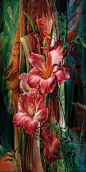 Floral Paintings / Art Work by Vie Dunn - Harr