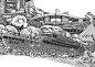 从画笔（大芬村标志建筑）延展出来，是世界之窗与国际接轨，海上世界向世界问好……展示着当下人们繁荣的生活。