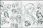 i21 欧美风格美式漫画动画动态线稿草稿设定游戏原画素材参考资料-淘宝网