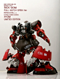 GUNDAM GUY: HY2M Limited Edition MS-09 Rick-Dom [Full Hatch Open Ver.] - Custom Build: 