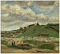 The hill of Montmartre with stone quarry (June 1886 - July 1886)