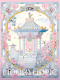 艺术插画 桃源仙阁当巴洛克恋上东方美
