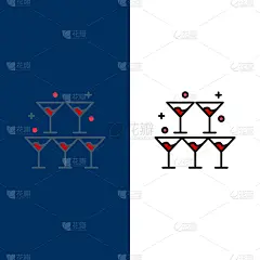 婚礼,平坦的,玻璃杯,动物心脏,线条,符号,新娘,婚姻,白昼,爱
