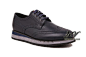 2012新款 松糕鞋 意大利米兰 时尚男式蓝色牛皮休闲鞋  3736@北坤人素材