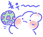 lovely mongmong 1 – LINE Stickers | LINE STORE : cute rabbit, lovely mongmong's