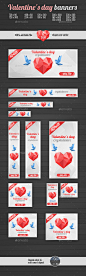 Valentine's day banners!  - Banners & Ads Web Elements