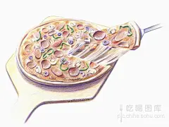 创意彩铅手绘美食：插画也能热气腾腾让人垂涎