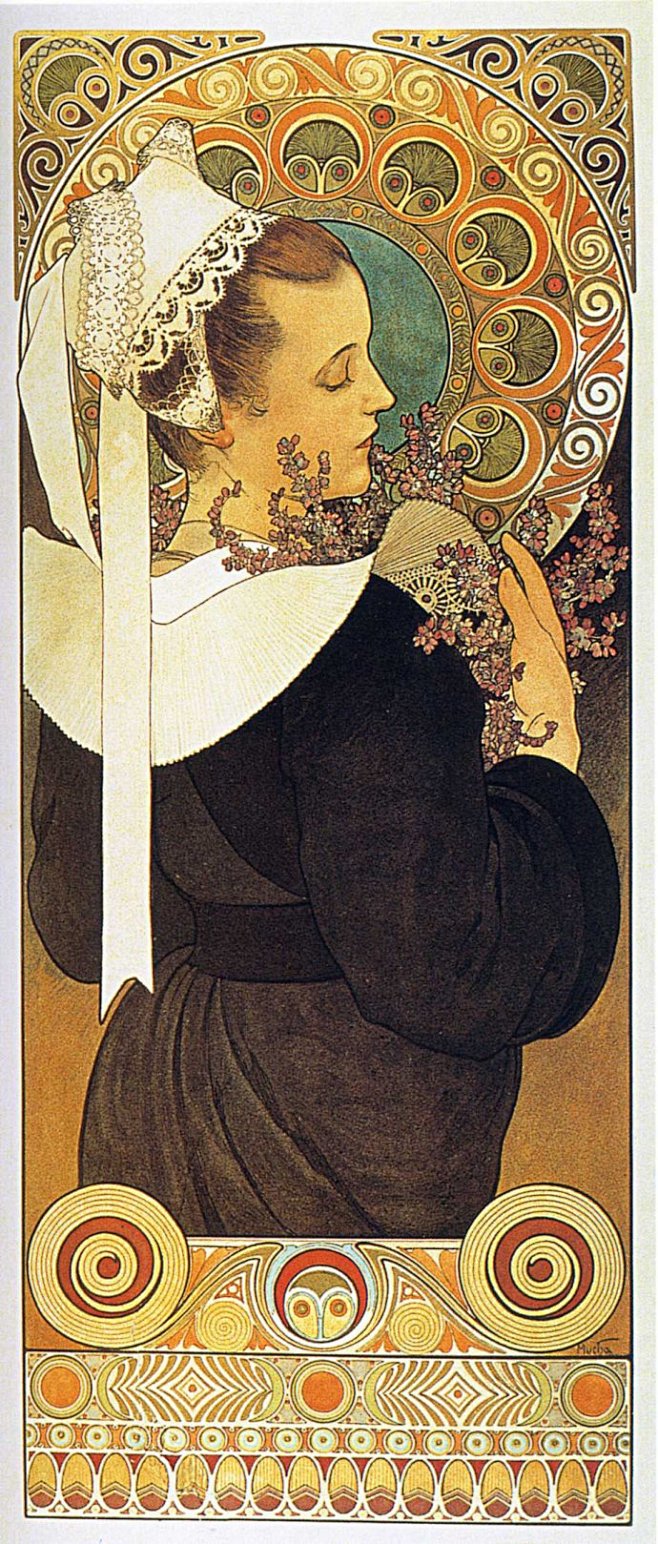 艺术大师 Alphonse.Mucha....