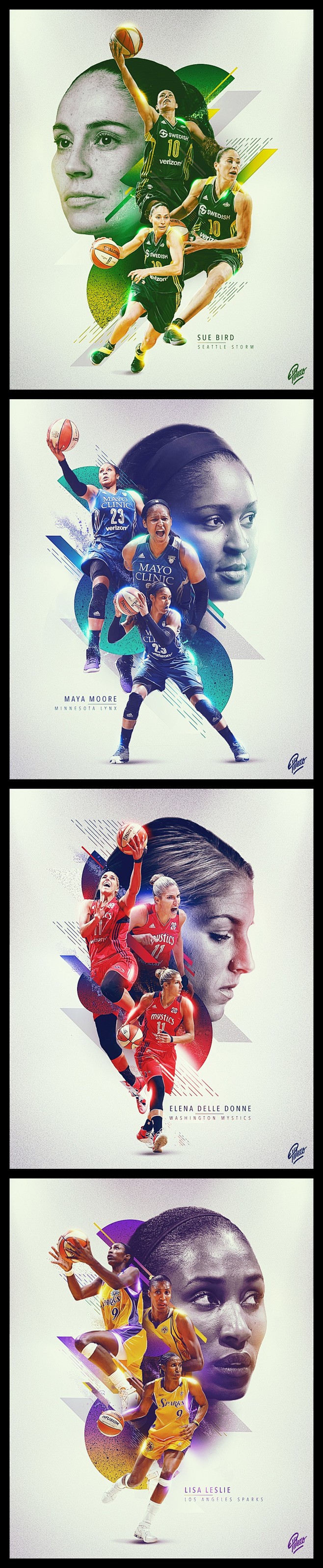 女子NBA、篮球赛海报、运动海报