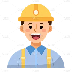 ICON-人物头像元素-工人