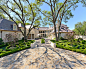 BOXWOOD : This formal residence is located in Highland Park, Texas features intensely manicured gardens, a cobblestone driveway, private motor court and a grand entry gate. 