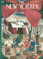 最喜欢的New Yorker杂志的17个圣诞老封面