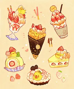 日本美食画家笔下的美食
画师:もみじ真魚