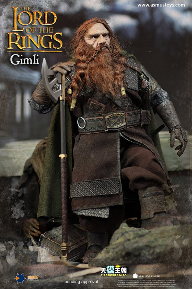 asmustoys16lotr018魔戒指环王金雳gimli矮人现货淘宝网