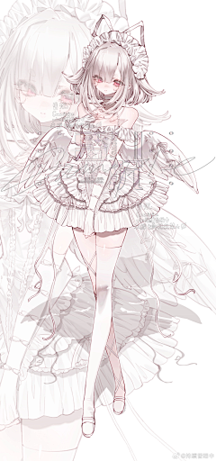 ·菠萝包·采集到立绘