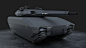 PL-01, Rafa G.M. : Poland's stealth tank concept. Based on Swedish CV90 120T tank hull.