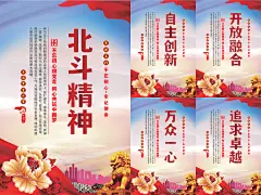 北斗精神党建海报系列