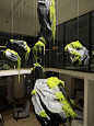 仿真pu石头室内绿植景观装饰泡沫假石头创意浮空悬浮石墙面橱窗-淘宝网