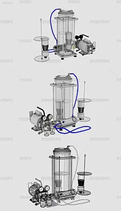 测试密封设备3d犀牛模型