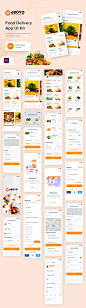 #APP模板#
买菜超市杂货店电商详情收货地址购物车app ui源文件 xd模板
