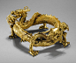 A GILT-BRONZE 'DRAGON' STAND, CHINA, QING DYNASTY, 18TH CENTURY. stand ||| sotheby's pf1707lot9fs2ken
